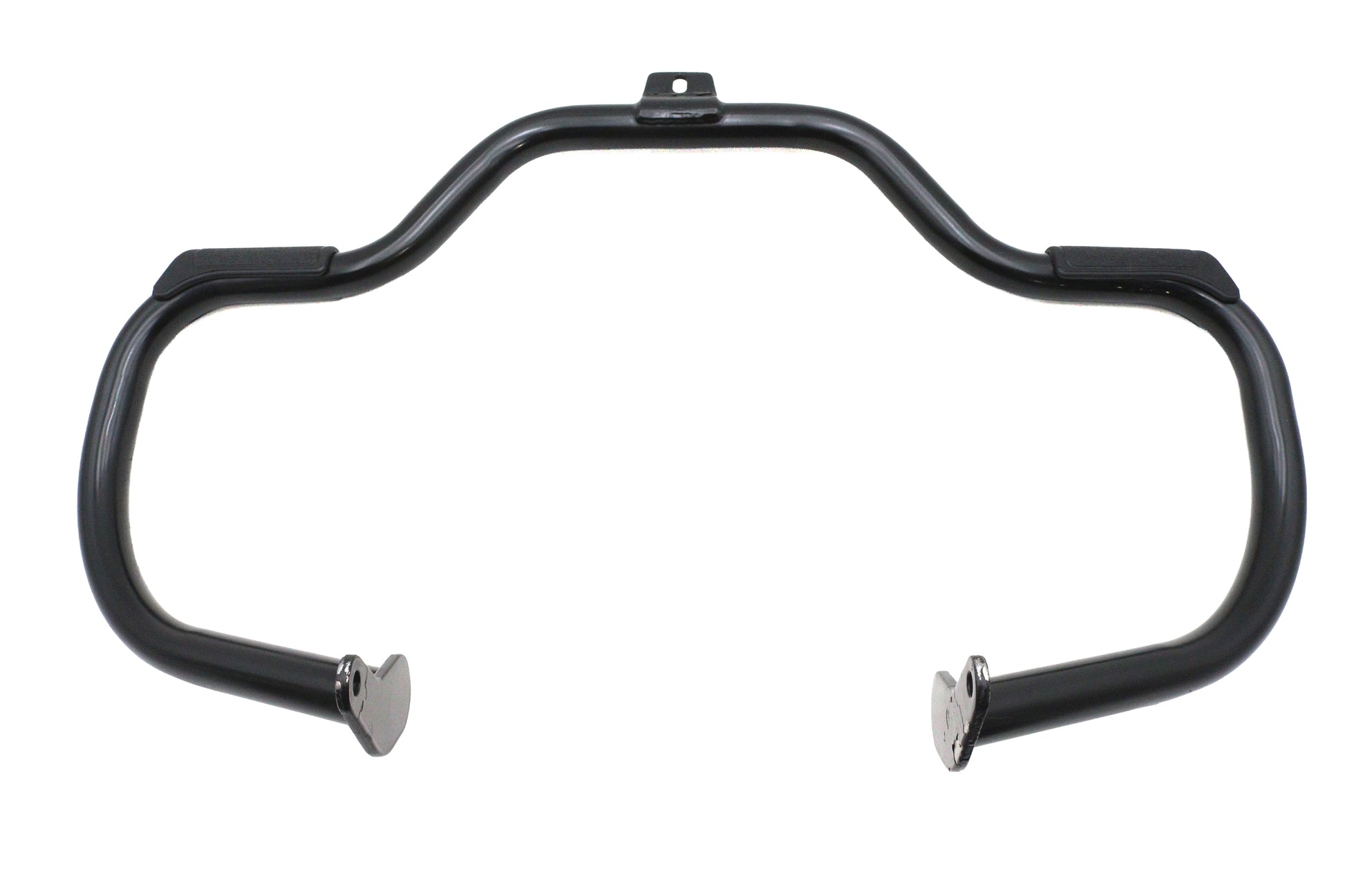 Factory Sample Front Engine Bar with Footpeg Pads Black