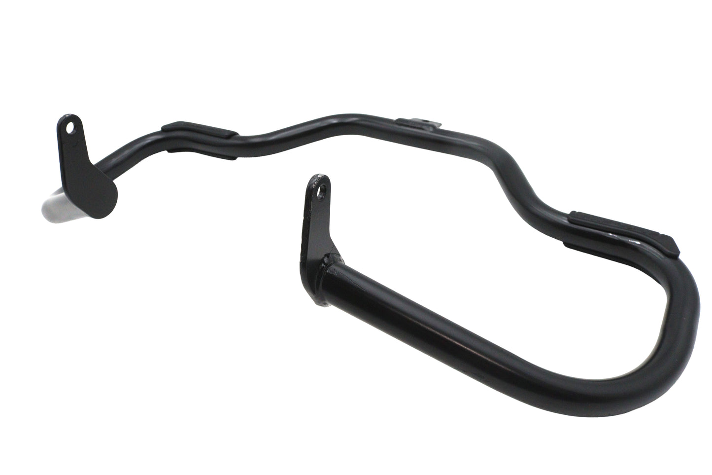 Factory Sample Front Engine Bar with Footpeg Pads Black