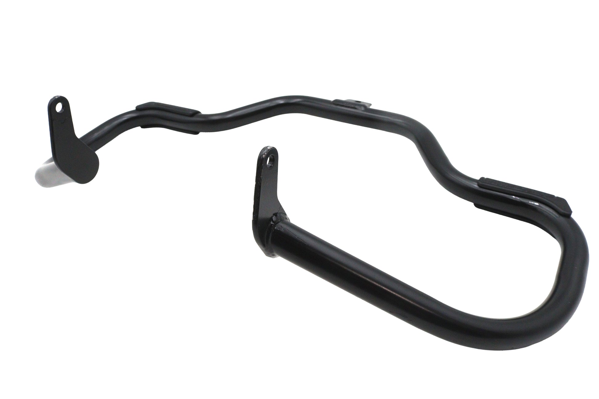 Factory Sample Front Engine Bar with Footpeg Pads Black