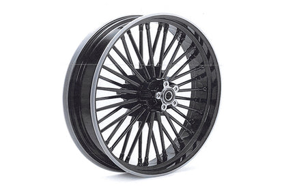 Front 21 x 3.15" Duro 36 Fat Spoke Matte Black Wheel