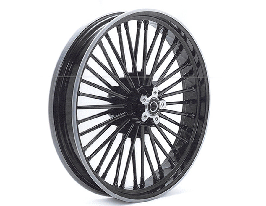 Front 21 x 3.15" Duro 36 Fat Spoke Matte Black Wheel