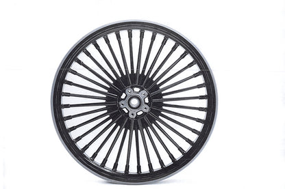 Front 21 x 3.15" Duro 36 Fat Spoke Matte Black Wheel