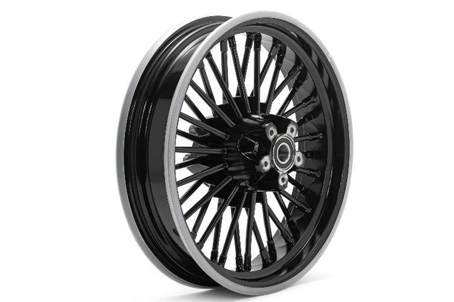 Rear 16 x 3.5" Duro 36 Fat Spoke Matte Black Wheel