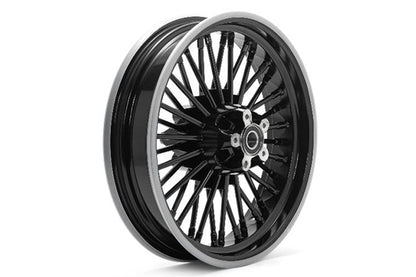 Rear 16 x 3.5" Duro 36 Fat Spoke Matte Black Wheel