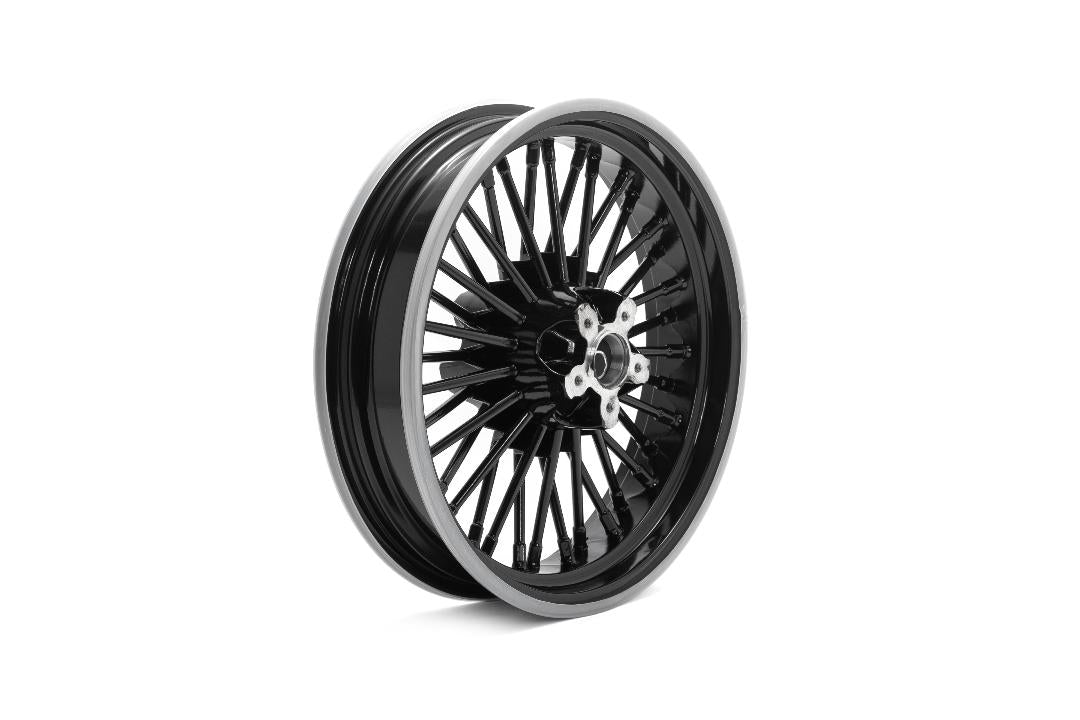 16 x 3.5" Duro 36 Fat Spoke Matte Black Wheel