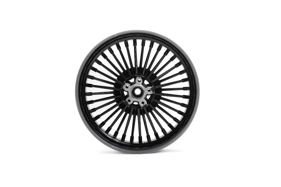 16 x 3.5" Duro 36 Fat Spoke Matte Black Wheel