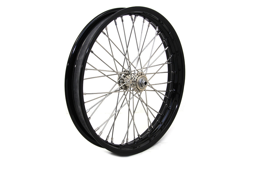 18 x 2.15" WR Front Spool Wheel Black