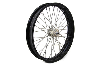 18 x 2.15" WR Front Spool Wheel Black