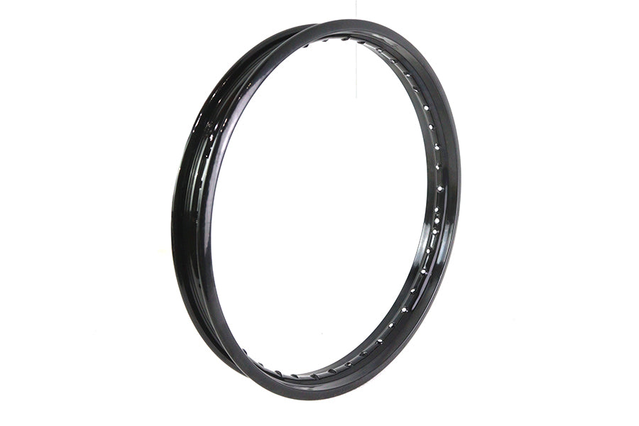 21 X 1.85" Rolled Edge Rim Black