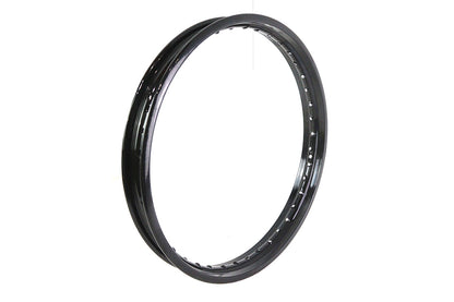 21 X 1.85" Rolled Edge Rim Black