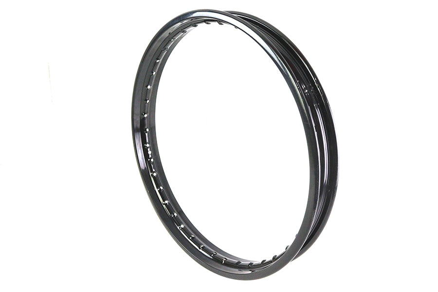 21 X 1.85" Rolled Edge Rim Black