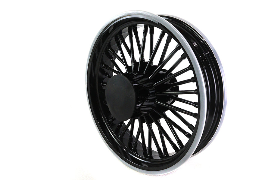 Front 16 x 3.5" Duro 36 Fat Spoke Matte Black Wheel