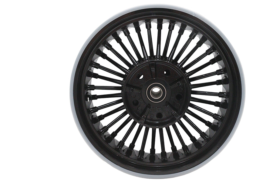 16 X 5.5" Duro 36 Fat Spoke Rear Wheel Gloss Black