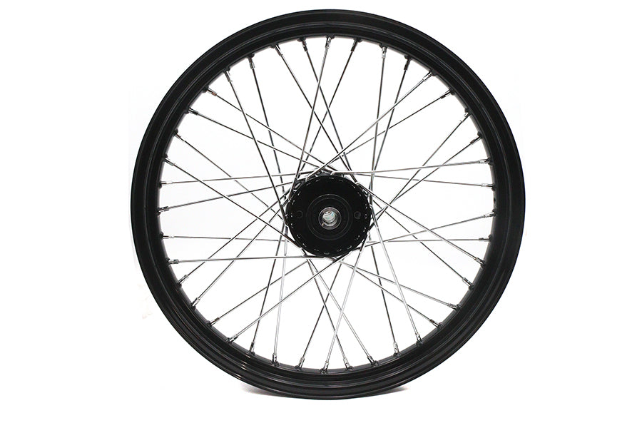 21 x 2.15" Front Spool Wheel Black