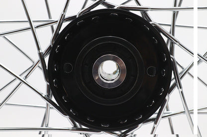 21 x 2.15" Front Spool Wheel Black