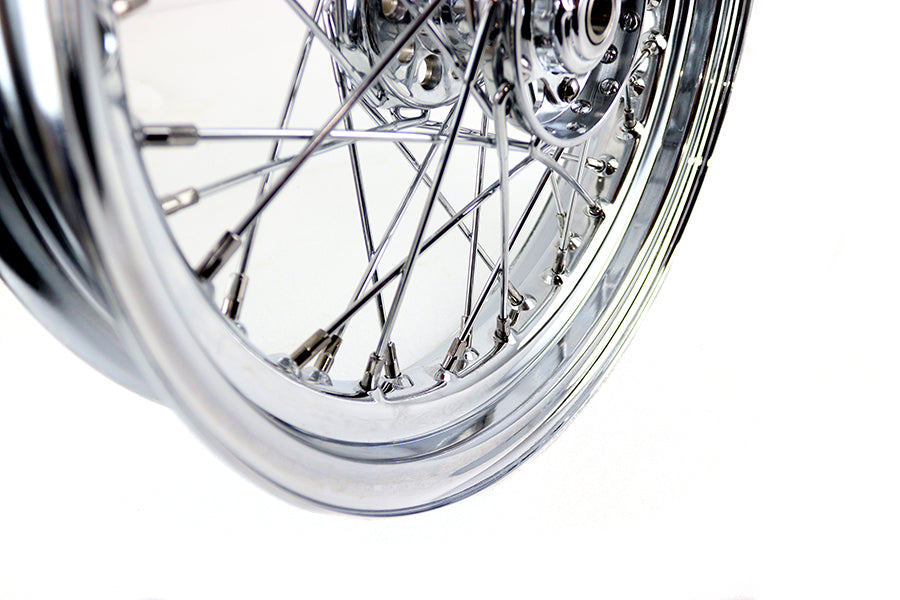 16 x 3.00" Replica F-H Star Hub Wheel Chrome