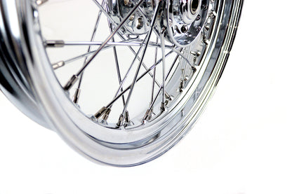 16 x 3.00" Replica F-H Star Hub Wheel Chrome