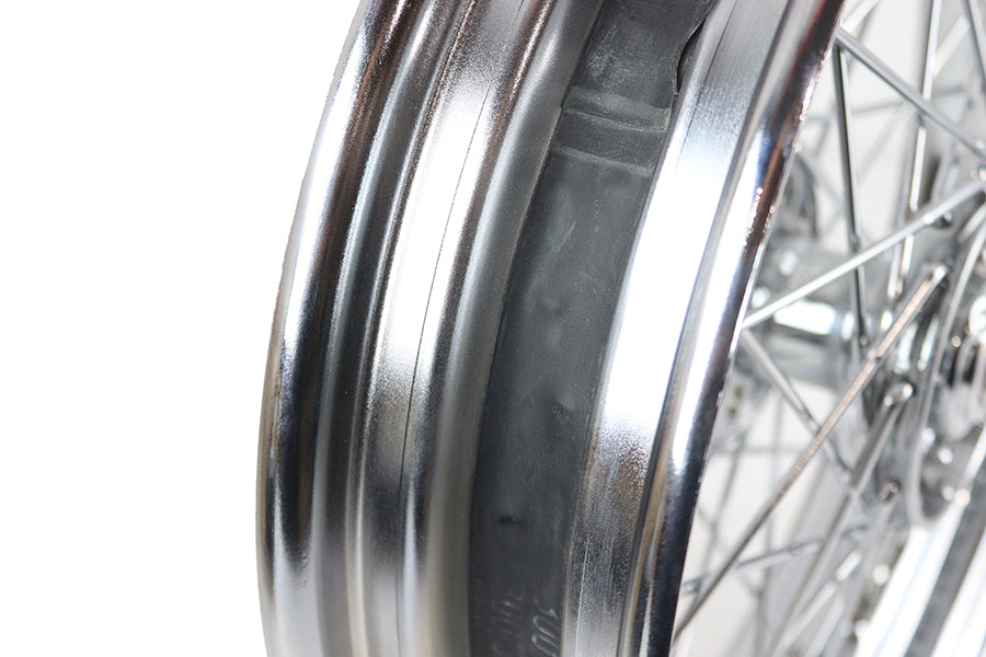 16 x 3.00" Replica F-H Star Hub Wheel Chrome