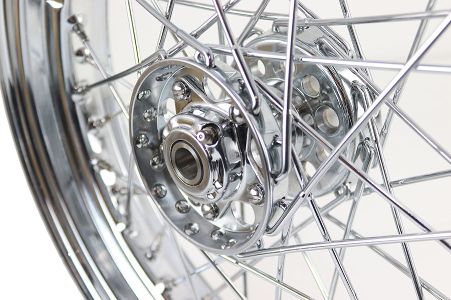 16 x 3.00" Replica F-H Star Hub Wheel Chrome