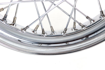 16 x 3.00" Replica F-H Star Hub Wheel Chrome