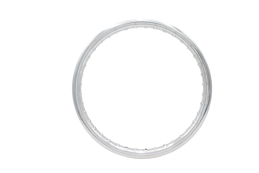 19 X 1.85" Rolled Edge Rim Chrome