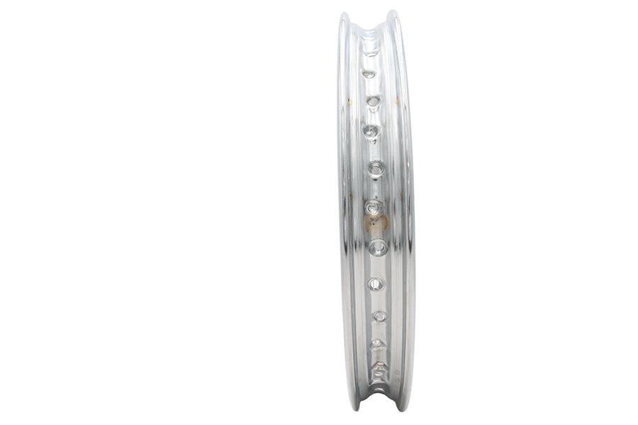19 X 1.85" Rolled Edge Rim Chrome