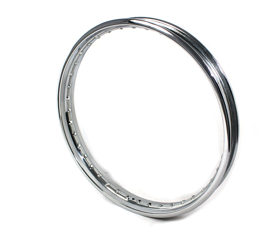 21 X 1.85" Rolled Edge Rim Chrome