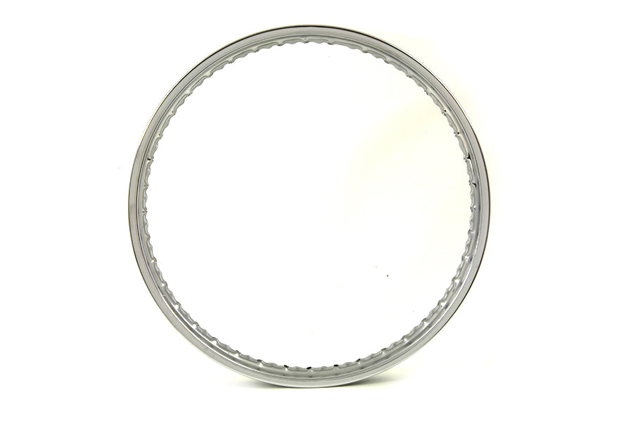 21 x 1.85" Rolled Edge Front Wheel Rim Chrome