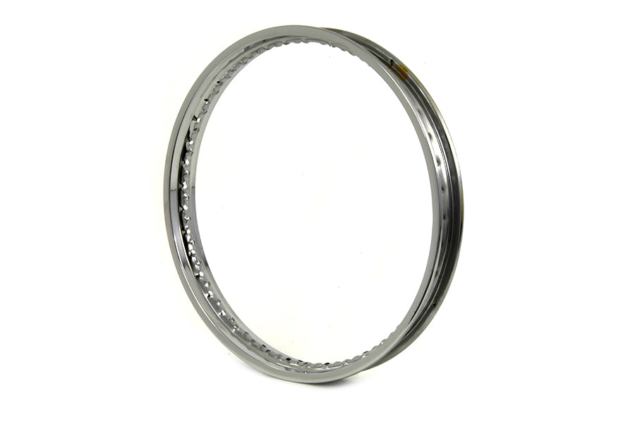 21 x 1.85" Rolled Edge Front Wheel Rim Chrome