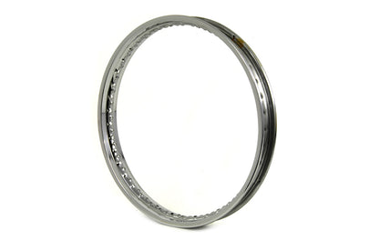 21 x 1.85" Rolled Edge Front Wheel Rim Chrome