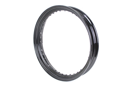 19 x 2.5" Drop Center Black Wheel Rim