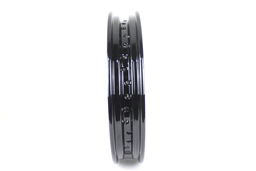 19 x 2.5" Drop Center Black Wheel Rim