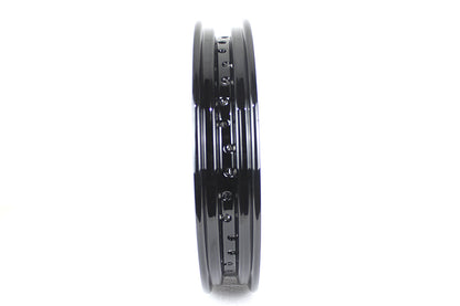 19 x 2.5" Drop Center Black Wheel Rim