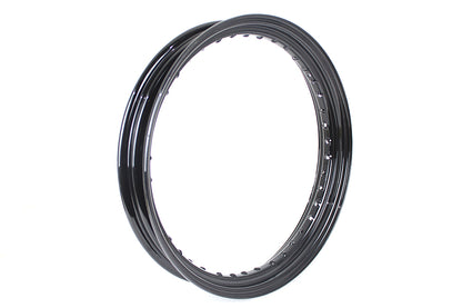 19 x 2.5" Drop Center Black Wheel Rim