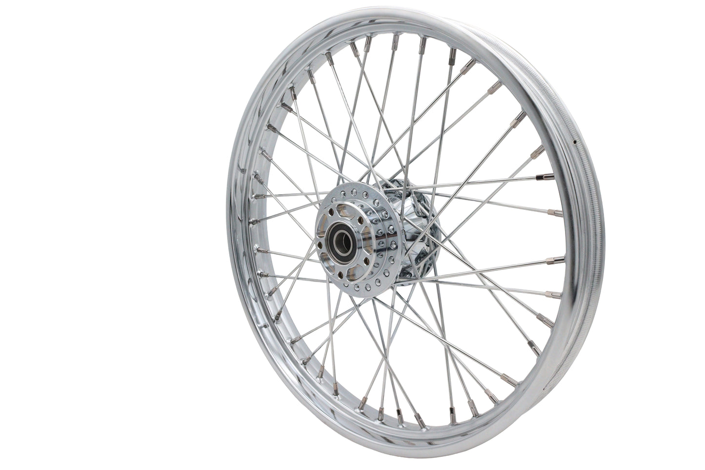 21 x 2.15" Front Wheel Assembly Chrome