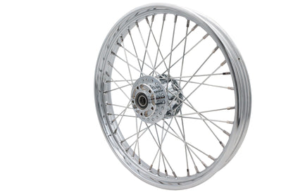 21 x 2.15" Front Wheel Assembly Chrome