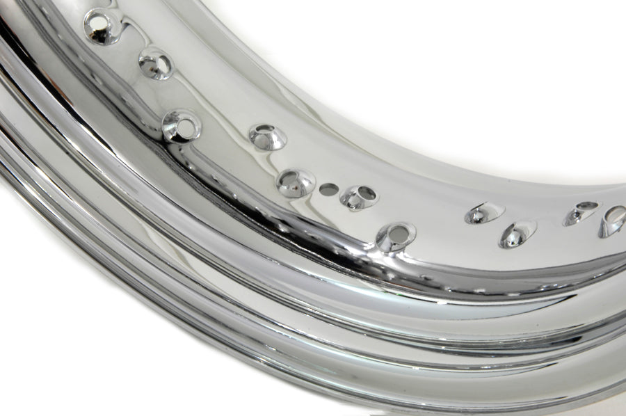 16 X 5" Rim Rear Chrome