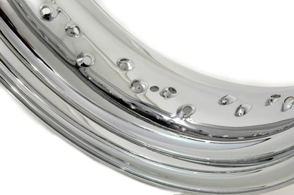 16 X 5" Rim Rear Chrome