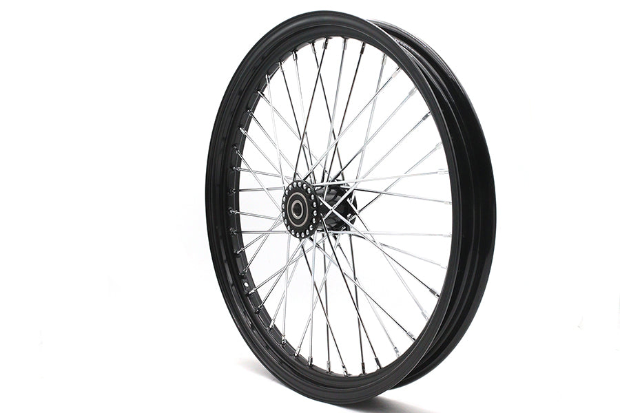 21 x 2.15" Front Spool Wheel Black