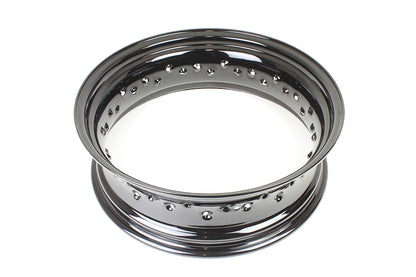 16 X 5" Rim Rear Black