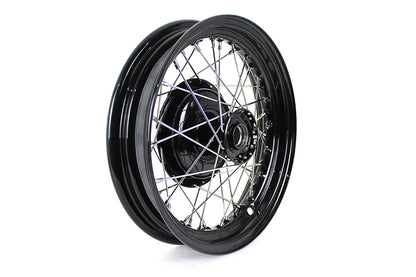 45 WL 16" x 3.00" Front Wheel Assembly Black