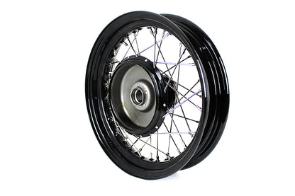 45 WL 16" x 3.00" Front Wheel Assembly Black