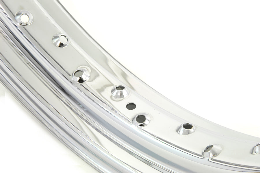 21 X 3.25" Drop Center Chrome Wheel Rim