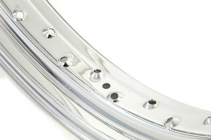 21 X 3.25" Drop Center Chrome Wheel Rim