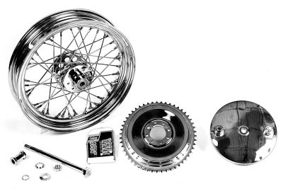 16 x 3.00" Wheel and Brake Drum Assembly Chrome
