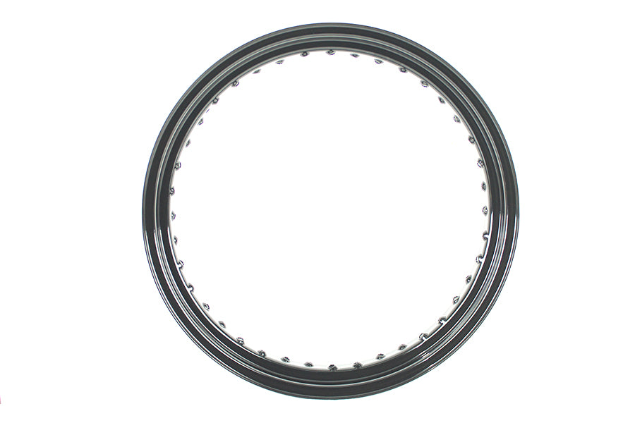 19 x 3.0" Drop Center Steel Rim Black