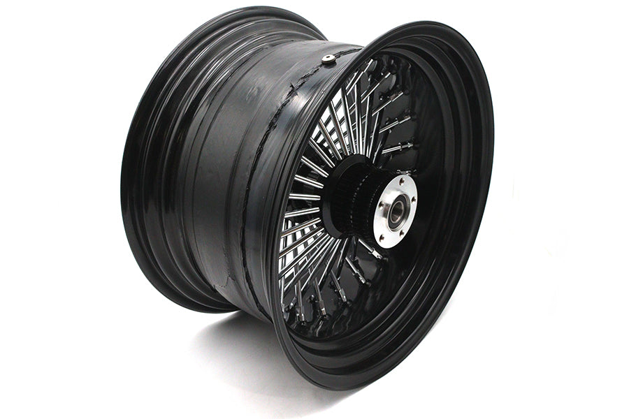 18 x 10.5" King Spoke Rear Wheel Black