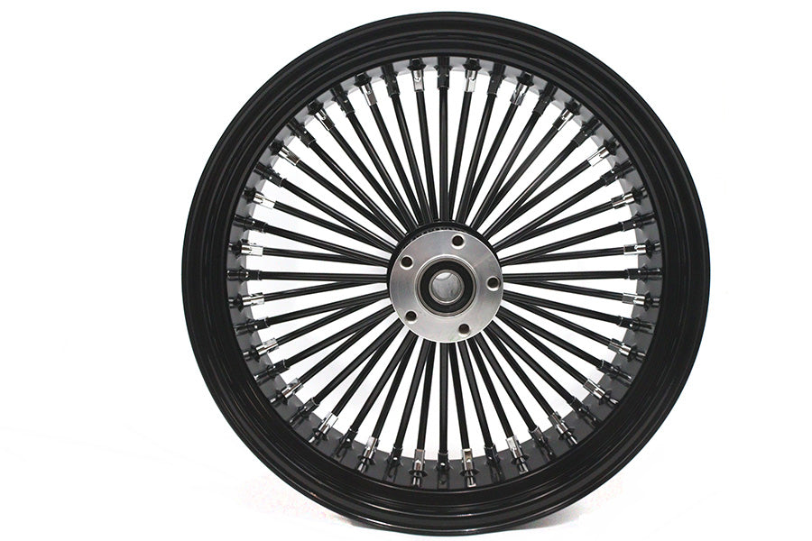 18 x 5.5" King Spoke Rear Wheel Black