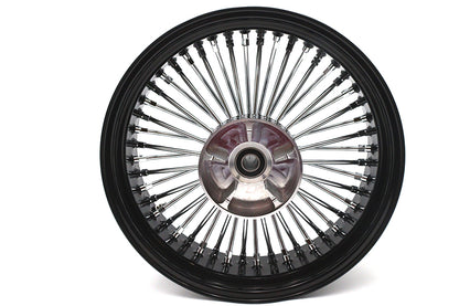 18 x 5.5" King Spoke Rear Wheel Black