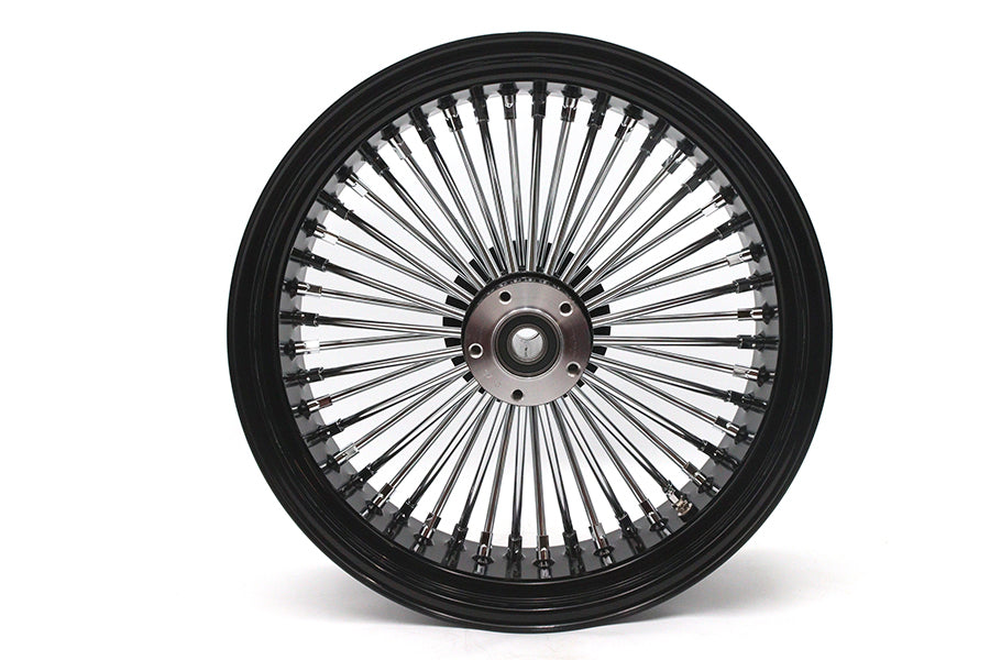 18 x 5.5" King Spoke Rear Wheel Black